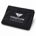 ForgeFlow Hooded Gym Towel with Zip Pocket - Black