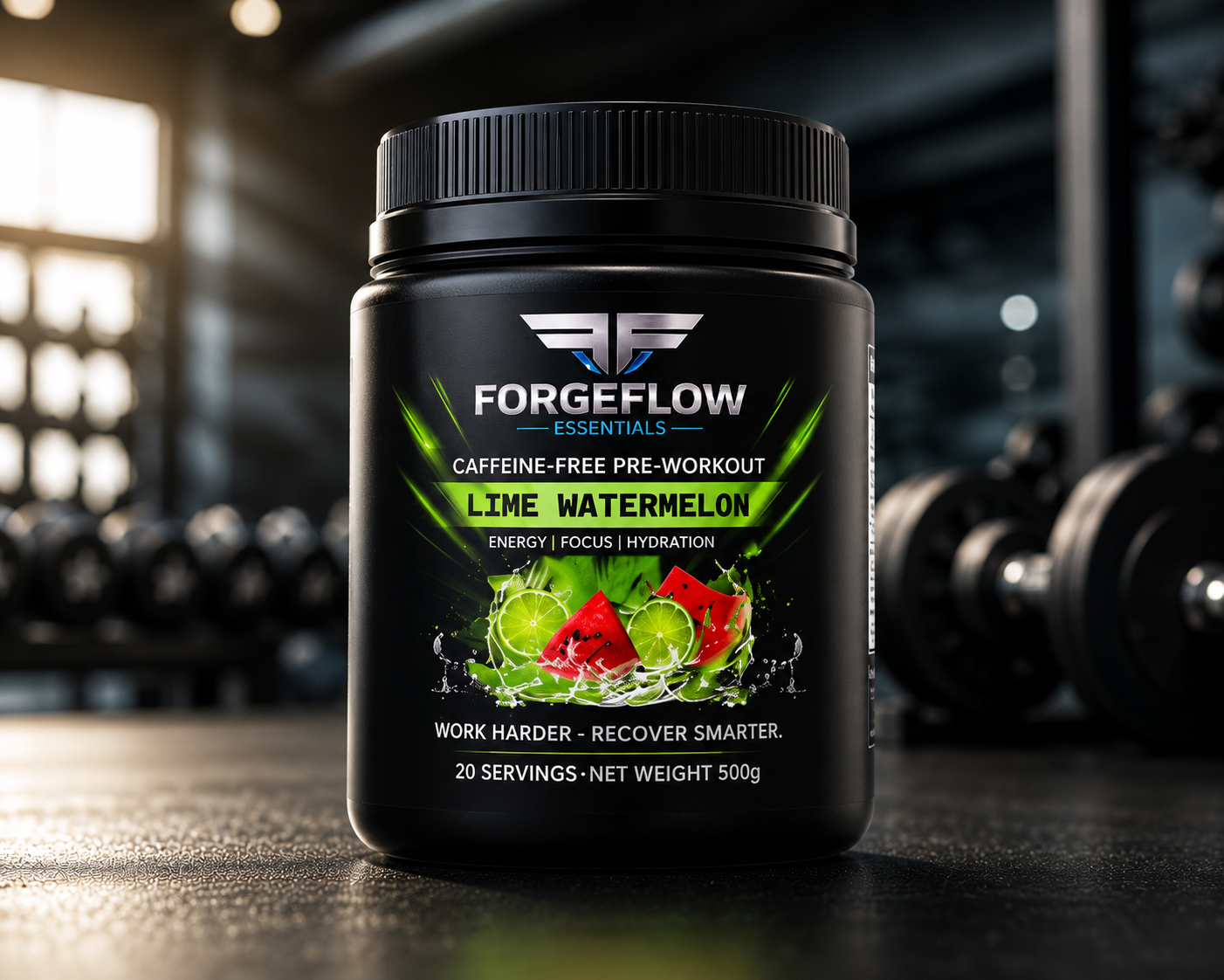 ForgeFlow Non-Stim Pre-Workout – Lime Watermelon