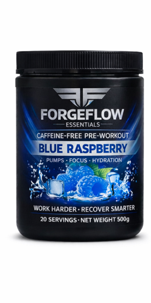 ForgeFlow Non-stim, pre-workout - Blue Raspberry
