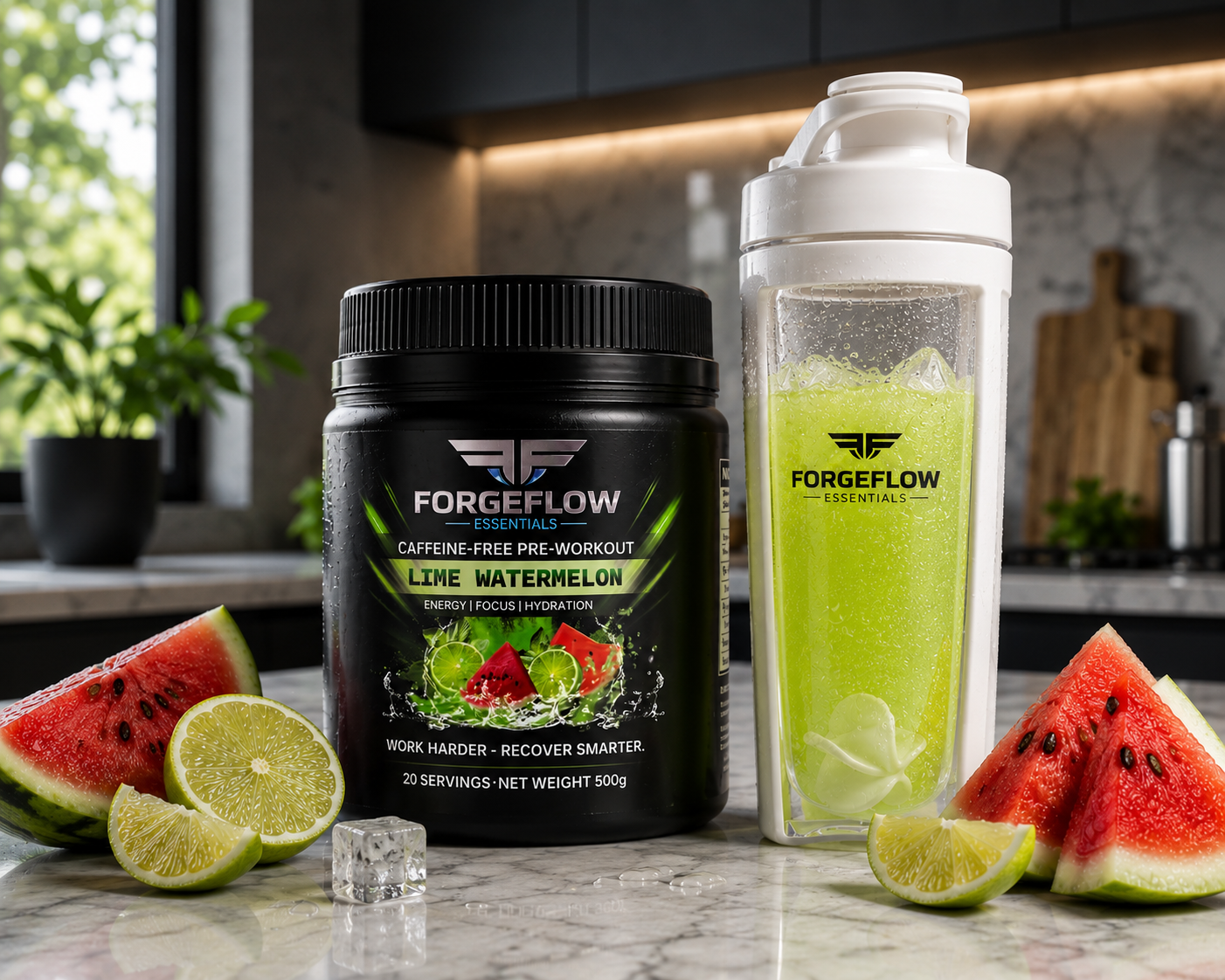 ForgeFlow Non-Stim Pre-Workout – Lime Watermelon