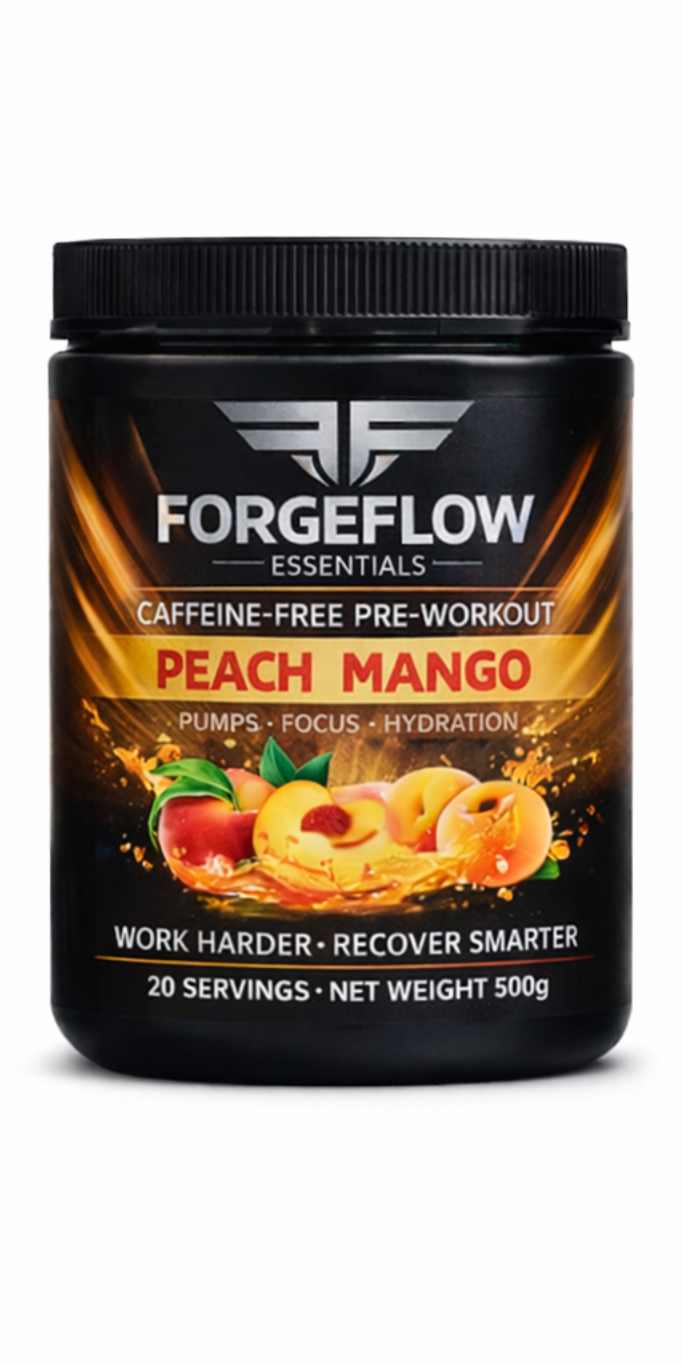 ForgeFlow Non-stim, pre-workout - Peach Mango